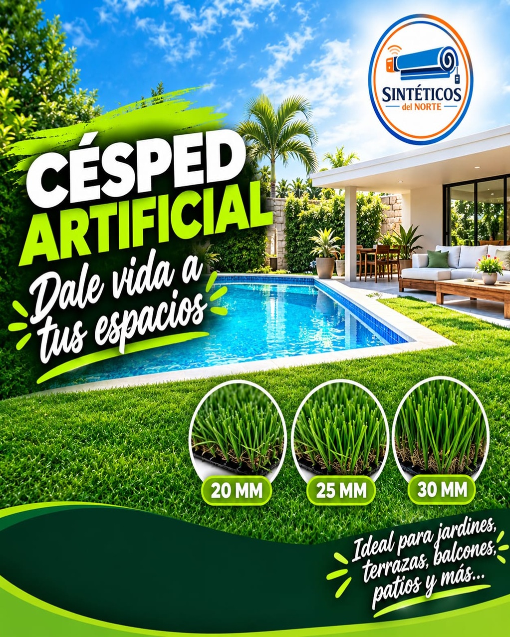 Césped artificial en Cúcuta